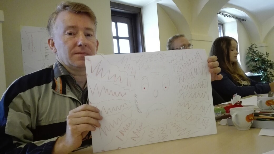 zdjęcie z szkolenia dla osób niepełnosprawnych